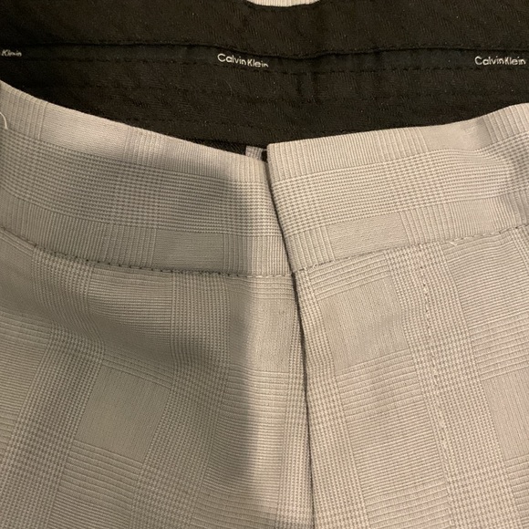 Calvin Klein Grey/GlenPlaid slacks - Picture 4 of 5